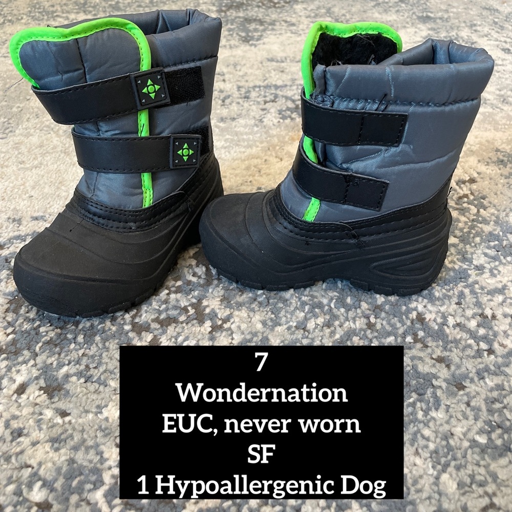 Size 7c Toddler Boy Snow Boots